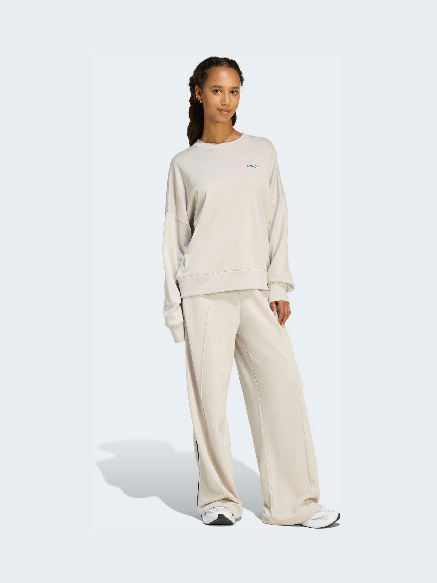 Buy adidas Cream Seasonal Essentials Colorpop Sweatshirt With