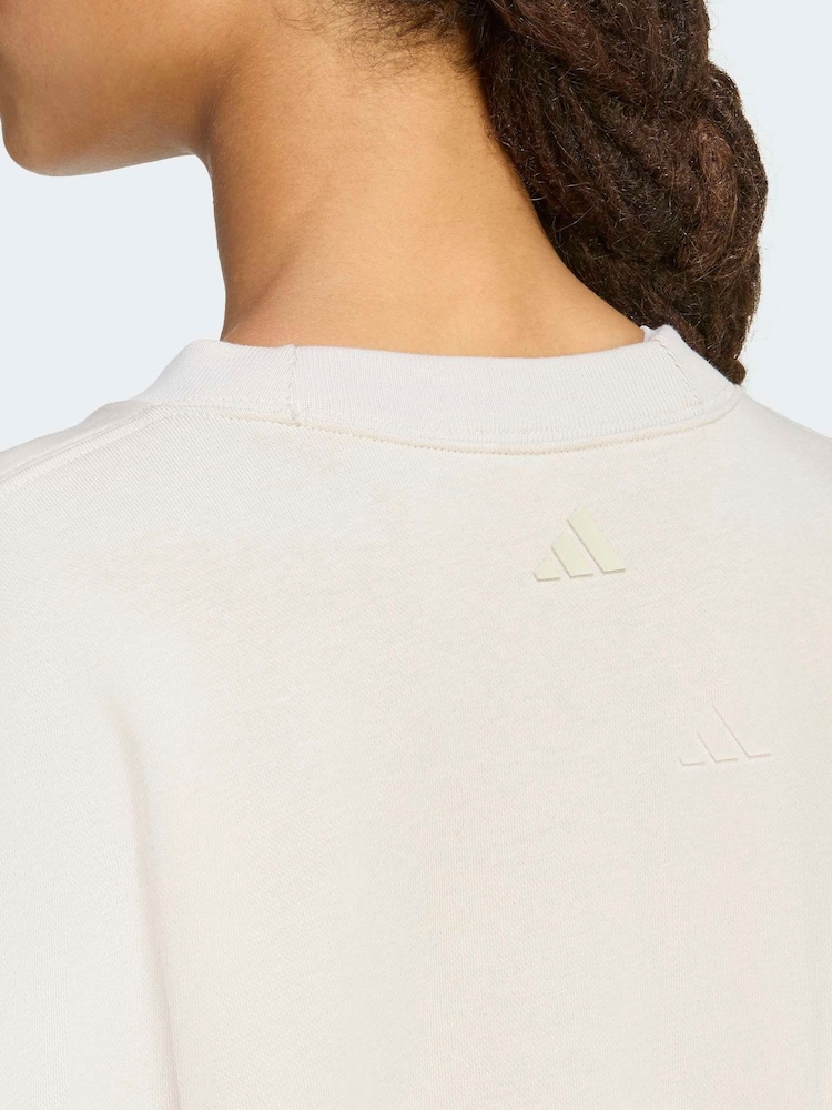 Kremowy - adidas Seasonal Essentials Colorpop Sweatshirt With Embroidered Graphic - Obraz 7 z 7 Kremowy - adidas Seasonal Essentials Colorpop Sweatshirt With Embroidered Graphic - Obraz 7 z 7