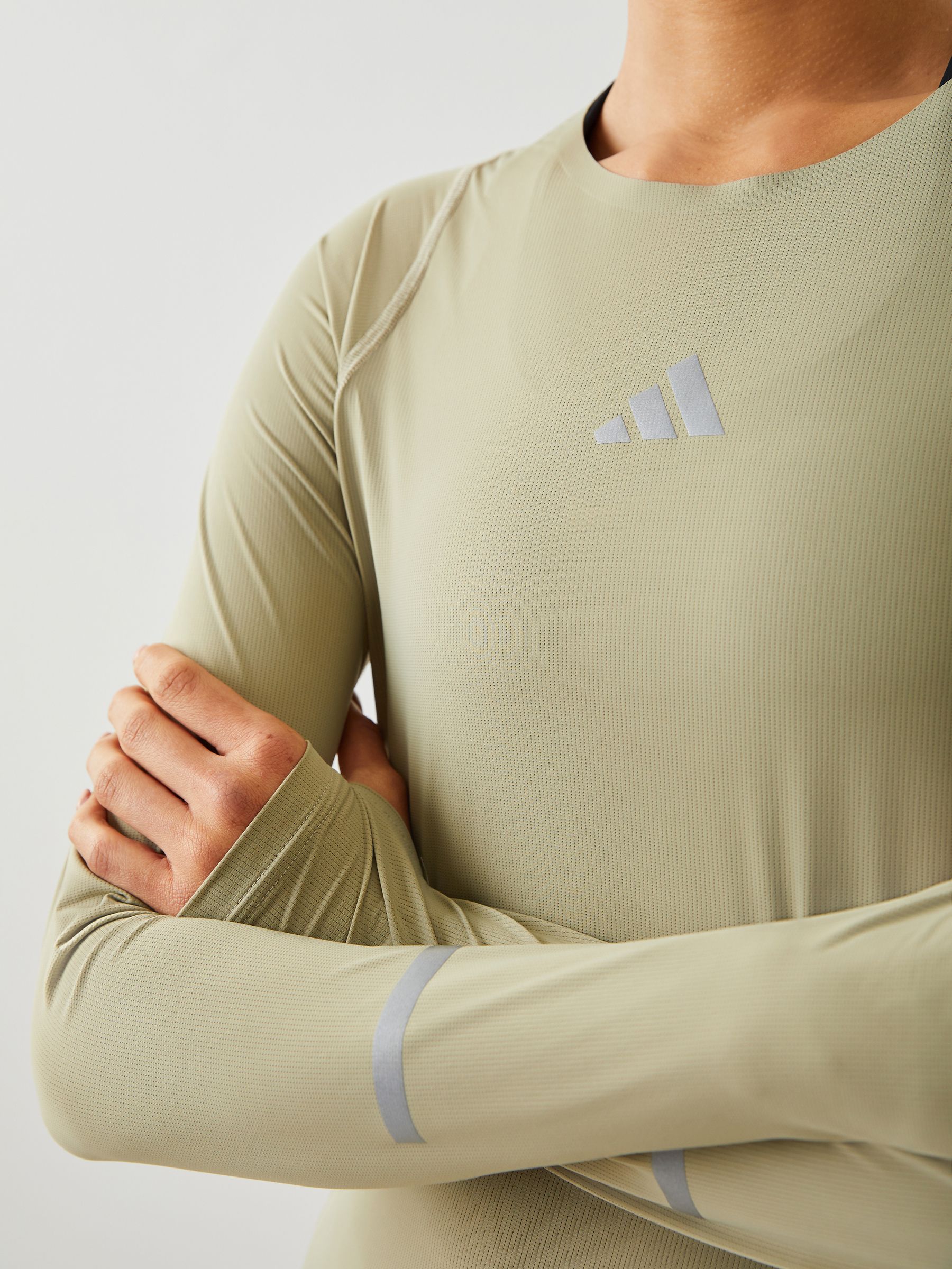 Buy adidas Green adidas adi365 Climacool+ Long Sleeve Top from the