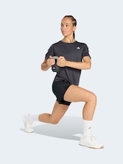 adidas Black Workout Essentials Crew Neck T-Shirt - Image 2 of 5