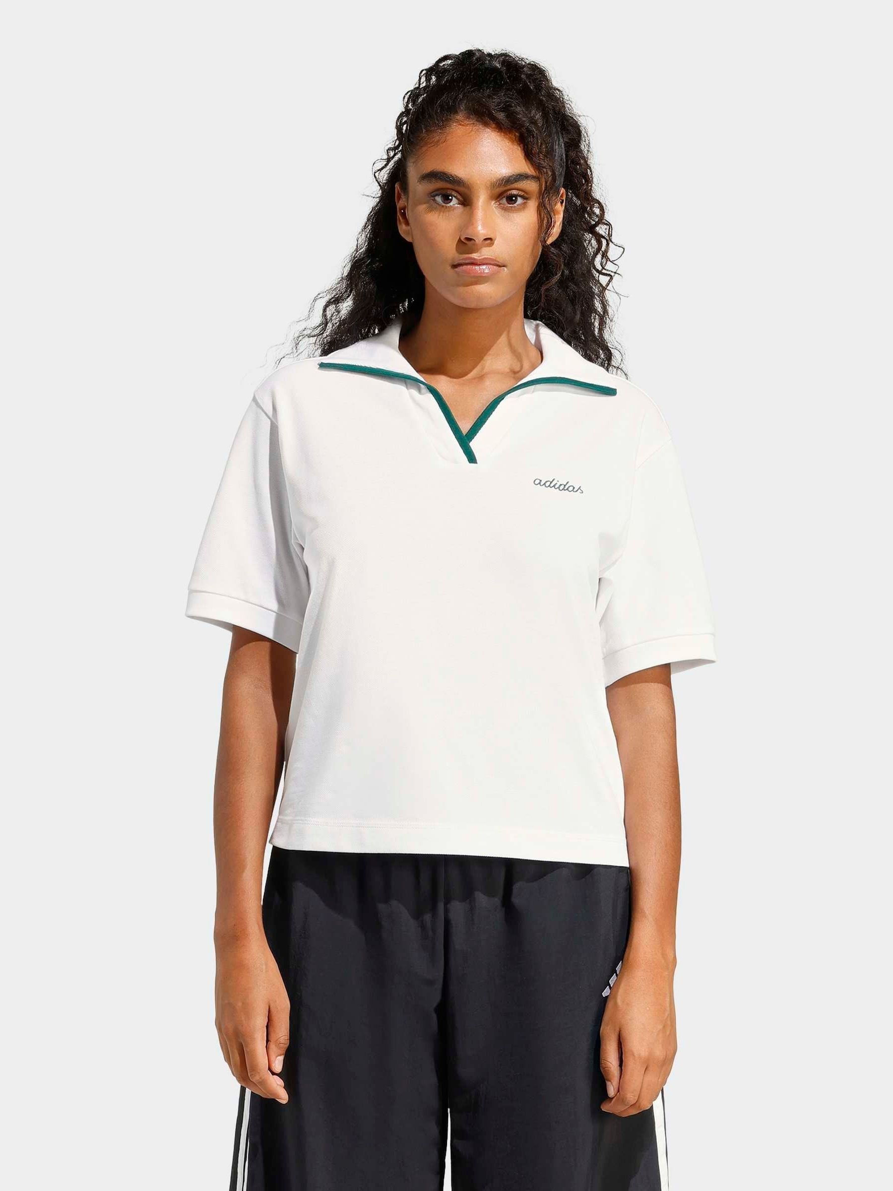 Buy adidas White Seasonal Essentials Colorpop Polo Shirt With