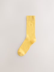 Blue/Green/Purple 8 Pack Embroidered Lasting Fresh Socks - Image 11 of 12