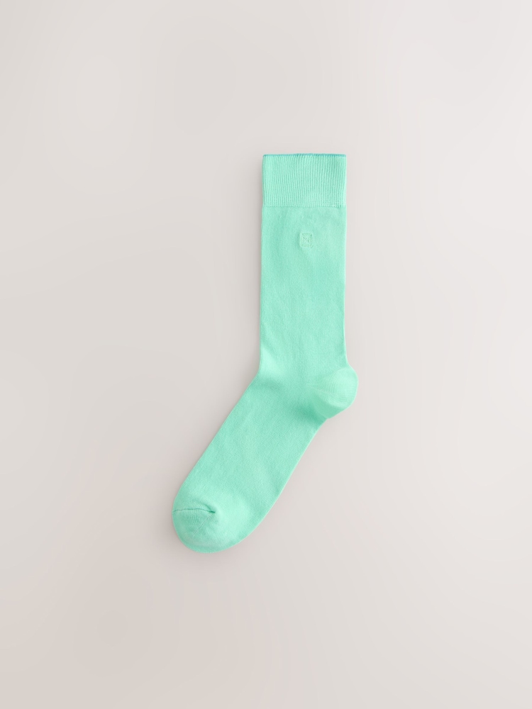 Blue/Green/Purple 8 Pack Embroidered Lasting Fresh Socks - Image 12 of 12 Blue/Green/Purple 8 Pack Embroidered Lasting Fresh Socks - Image 12 of 12