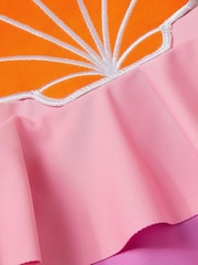 Monsoon Purple Seashell Applique Cut Out Swimsuit - Image 3 of 3