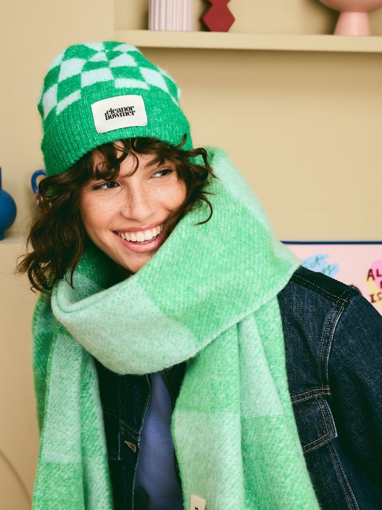 Eleanor Bowmer Check Beanie - Image 1 of 3