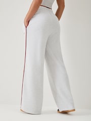 adidas Grey/Red Colourpop Wide Leg Trousers - Image 2 of 4