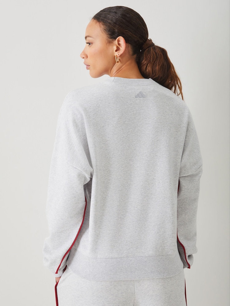 Szary - adidas Seasonal Essentials Colorpop Sweatshirt With Embroidered Graphic - Obraz 5 z 5 Szary - adidas Seasonal Essentials Colorpop Sweatshirt With Embroidered Graphic - Obraz 5 z 5