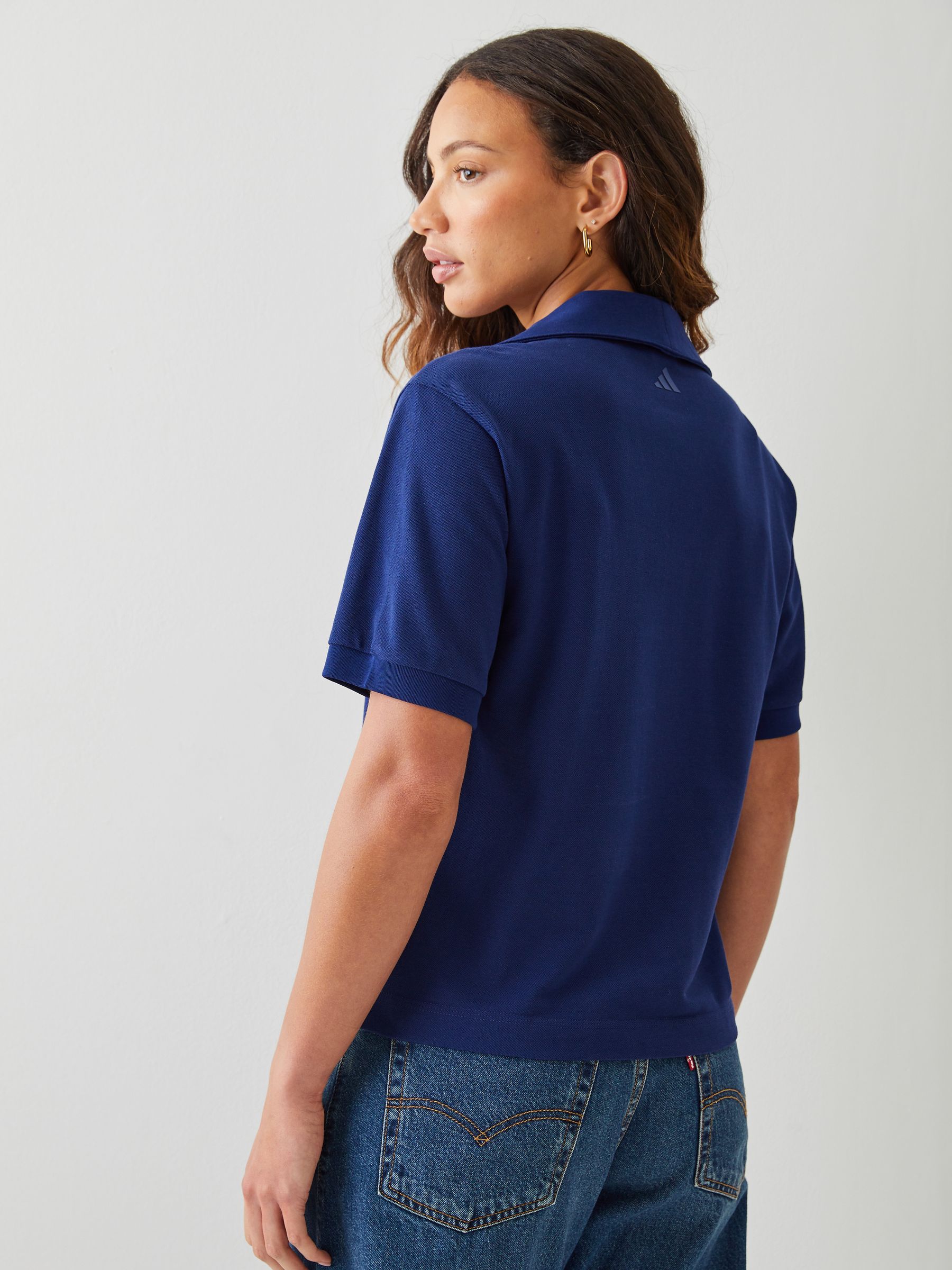 Buy adidas Blue Seasonal Essentials Colorpop Polo Shirt With