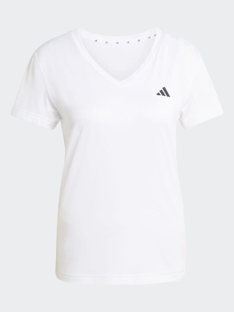 adidas White Workout Essentials V-Neck T-Shirt - Image 7 of 7 adidas White Workout Essentials V-Neck T-Shirt - Image 7 of 7