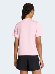 adidas Pink Workout Essentials Crew Neck T-Shirt - Image 2 of 6