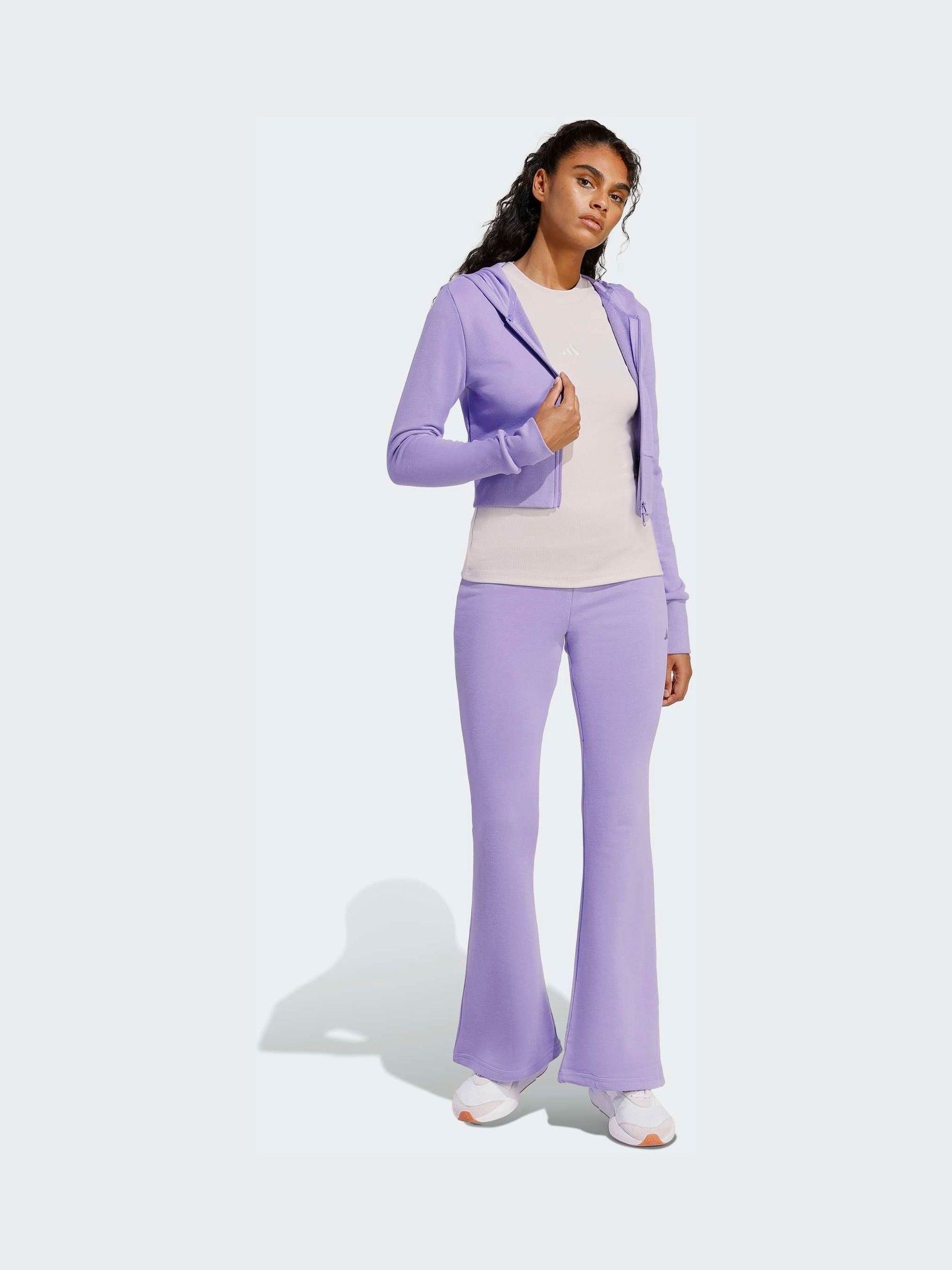 Buy adidas Purple Seasonal Essentials French Terry Full-Zip Hoodie