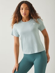 adidas Green Workout Essentials Crew Neck T-Shirt - Image 1 of 5
