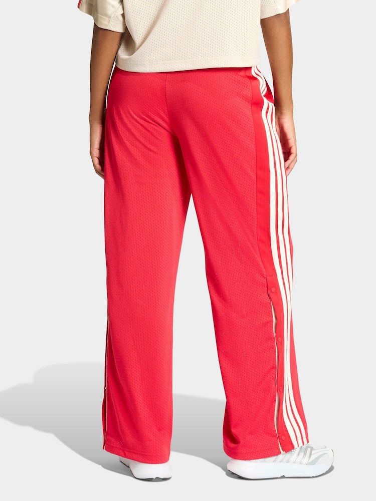 adidas Red Stadium Wide Leg Seasonal Trousers - Image 2 of 6