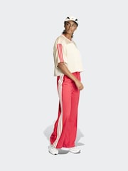 adidas Red Stadium Wide Leg Seasonal Trousers - Image 4 of 6