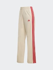 adidas Brown 3 -Stripe Fashion Wide Leg Trousers - Image 6 of 6