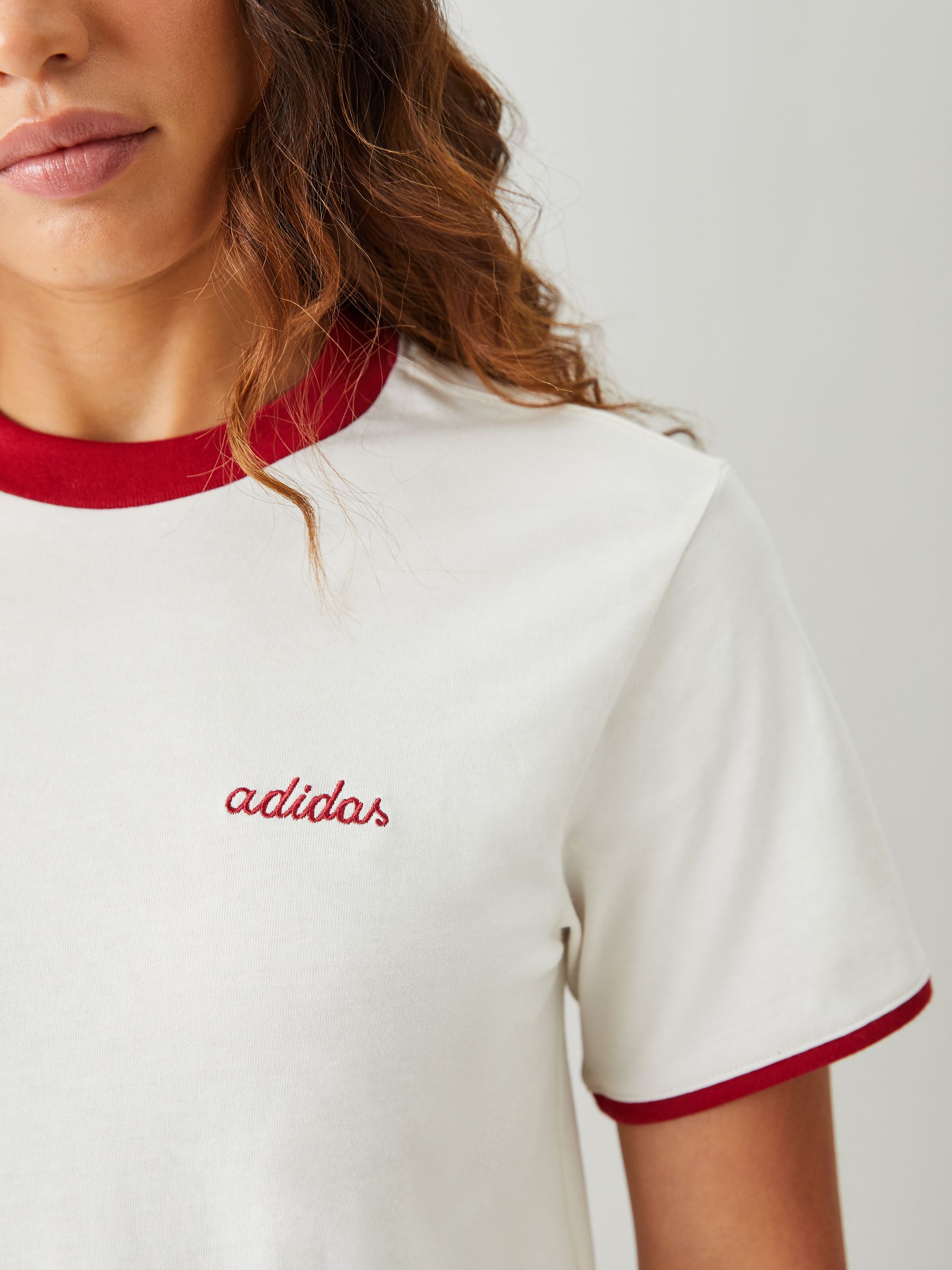 Buy adidas White Seasonal Essentials Colorpop T-Shirt With