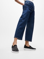 FitFlop Super Q Knit Slip-Ons Black Shoes - Image 1 of 5