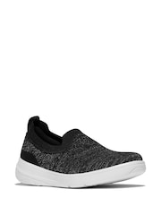 FitFlop Super Q Knit Slip-Ons Black Shoes - Image 3 of 5