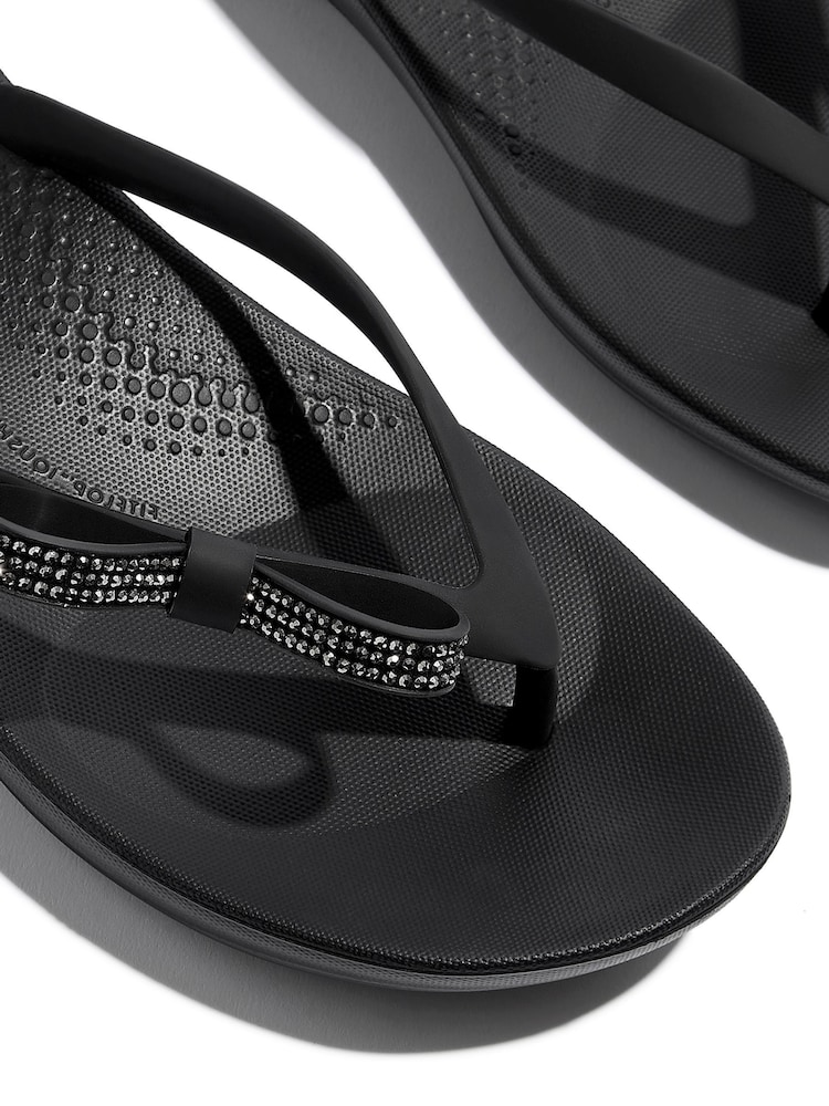 FitFlop iQushion Glitz Bow Black Sandals - Image 5 of 5 FitFlop iQushion Glitz Bow Black Sandals - Image 5 of 5
