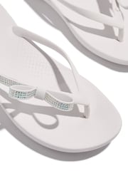 FitFlop iQushion Glitz Bow Black Sandals - Image 4 of 4
