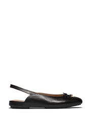 FitFlop Delicato Bow Leather Slingbacks Shoes - Image 2 of 5