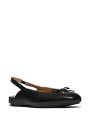 FitFlop Delicato Bow Leather Slingbacks Shoes - Image 3 of 5