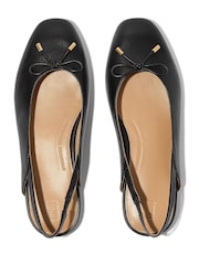 FitFlop Delicato Bow Leather Slingbacks Shoes - Image 4 of 5