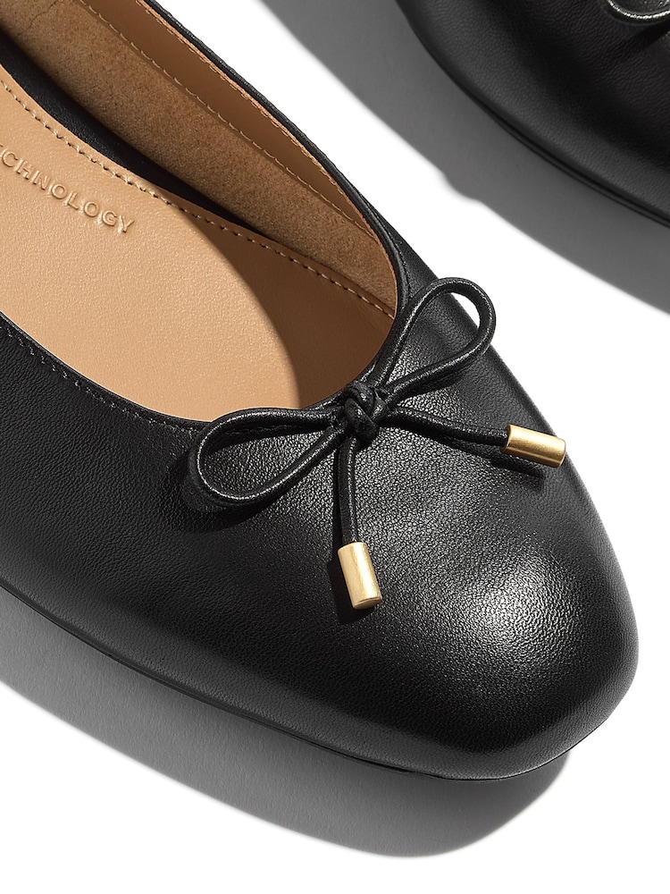 FitFlop Delicato Bow Leather Slingbacks Shoes - Image 5 of 5