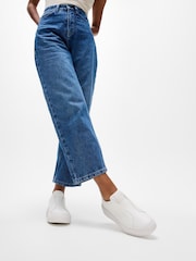 FitFlop RTG Leather Laceless White Sneakers - Image 1 of 5