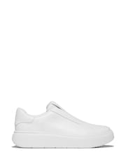 FitFlop RTG Leather Laceless White Sneakers - Image 2 of 5