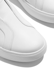 FitFlop RTG Leather Laceless White Sneakers - Image 5 of 5