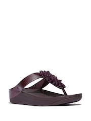 FitFlop Cream Fino Bauble Bead Toe Post Sandals - Image 3 of 5