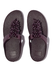 FitFlop Cream Fino Bauble Bead Toe Post Sandals - Image 4 of 5