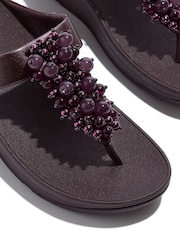 FitFlop Cream Fino Bauble Bead Toe Post Sandals - Image 5 of 5