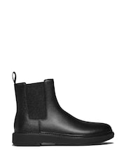 FitFlop Mens Skandi Tumbled Leather Chelsea Boots - Image 2 of 5