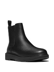 FitFlop Mens Skandi Tumbled Leather Chelsea Boots - Image 3 of 5