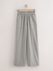 Black/Cream Gingham Wide Leg Trousers - Image 6 of 8