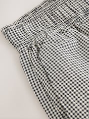 Black/Cream Gingham Wide Leg Trousers - Image 8 of 8
