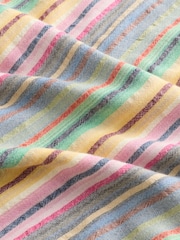 Multi-Coloured Stripe Pull On Wide Leg Trousers - Image 6 of 7