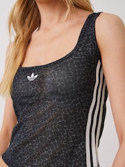 adidas Originals Black Aop Tank Top - Image 4 of 5
