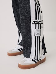 adidas Originals Black All Over Animal Print Adibreak Trousers - Image 4 of 5