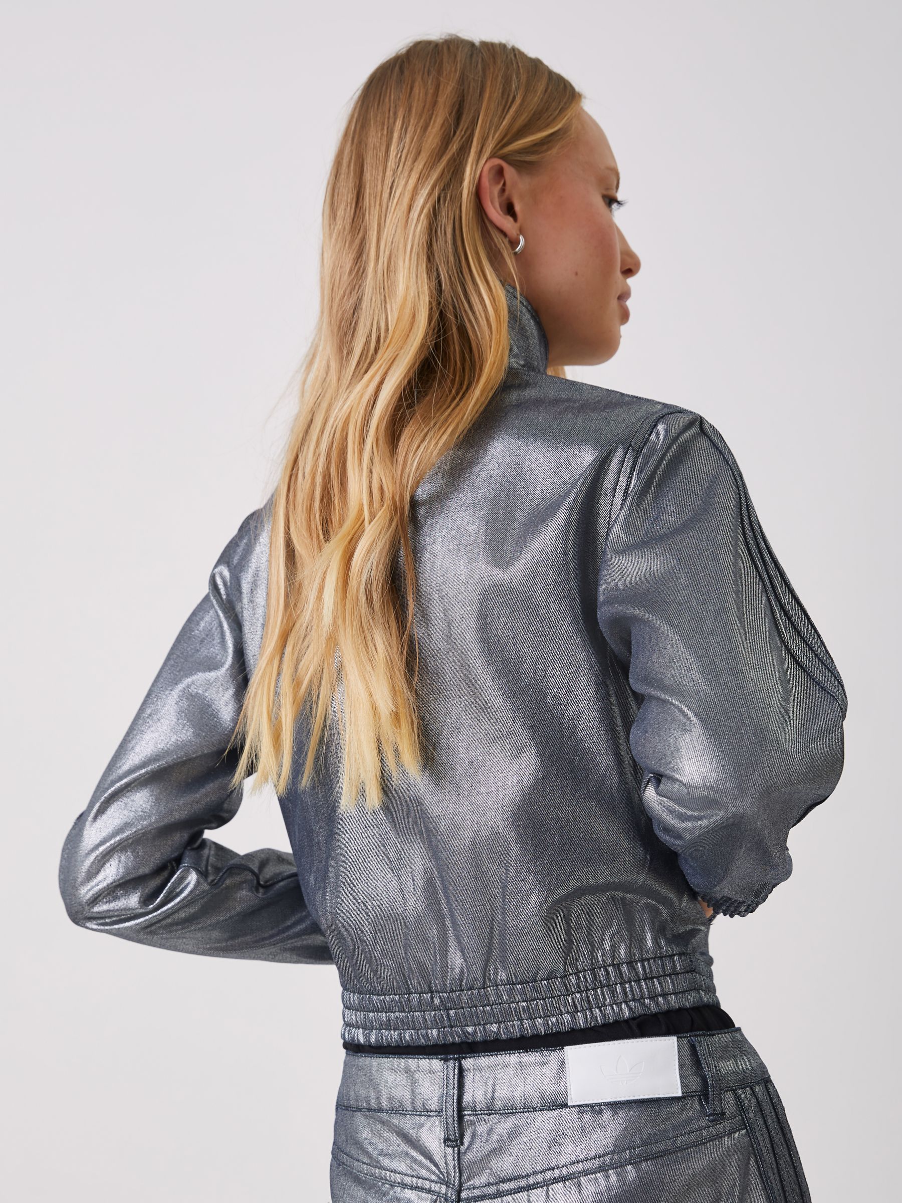 Buy adidas Originals Grey Firebird Denim Track Top from Next USA
