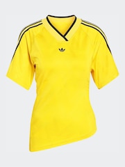 Gul - adidas originals Rouched Football Inspired T-Shirt - Bilde 6 av 6