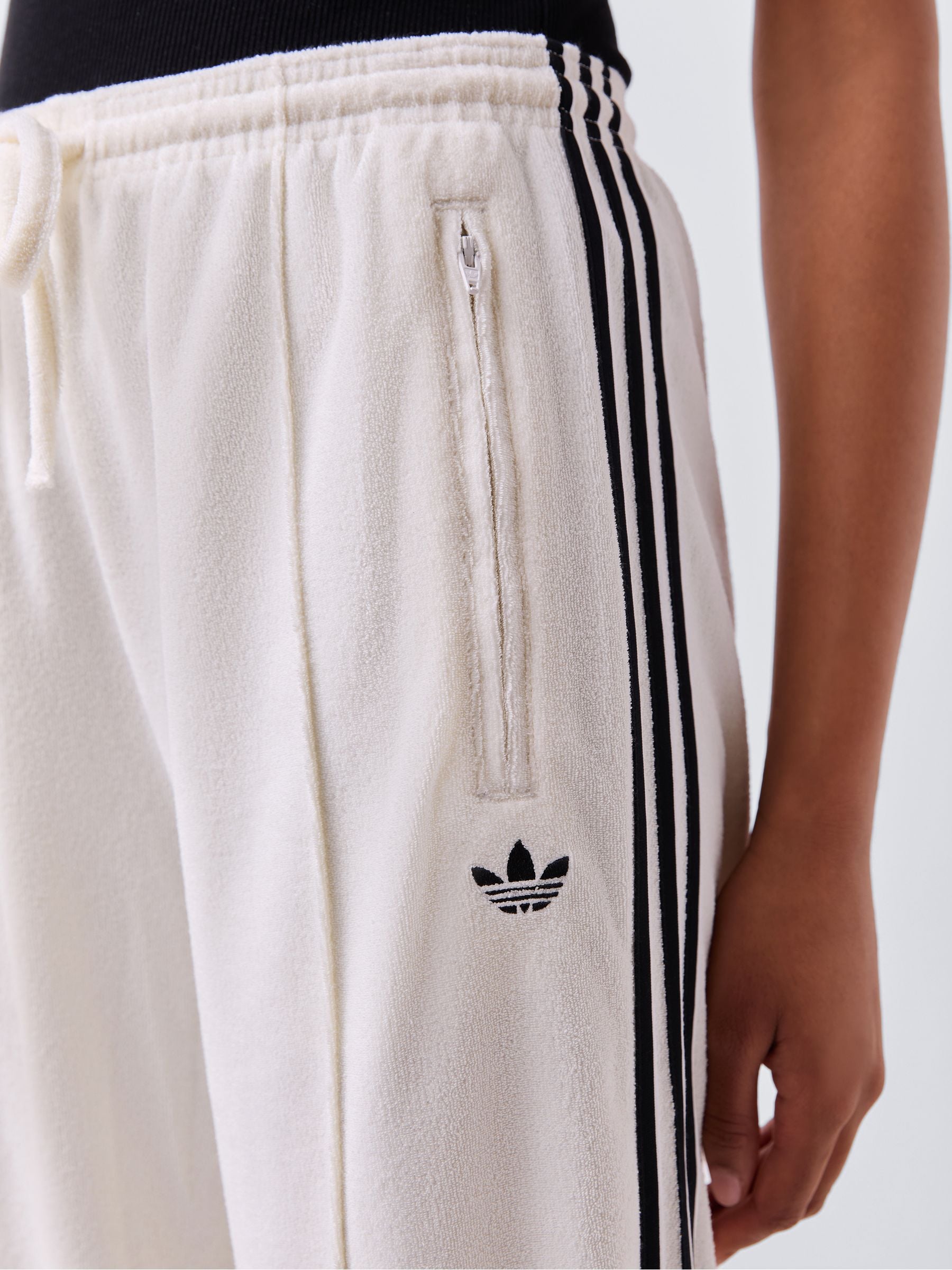 Buy adidas originals White Terry Towel Firebird Pants from Next USA
