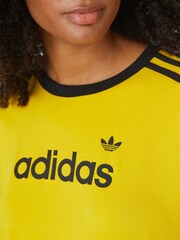 adidas Originals Yellow Linear T-Shirt - Image 4 of 6