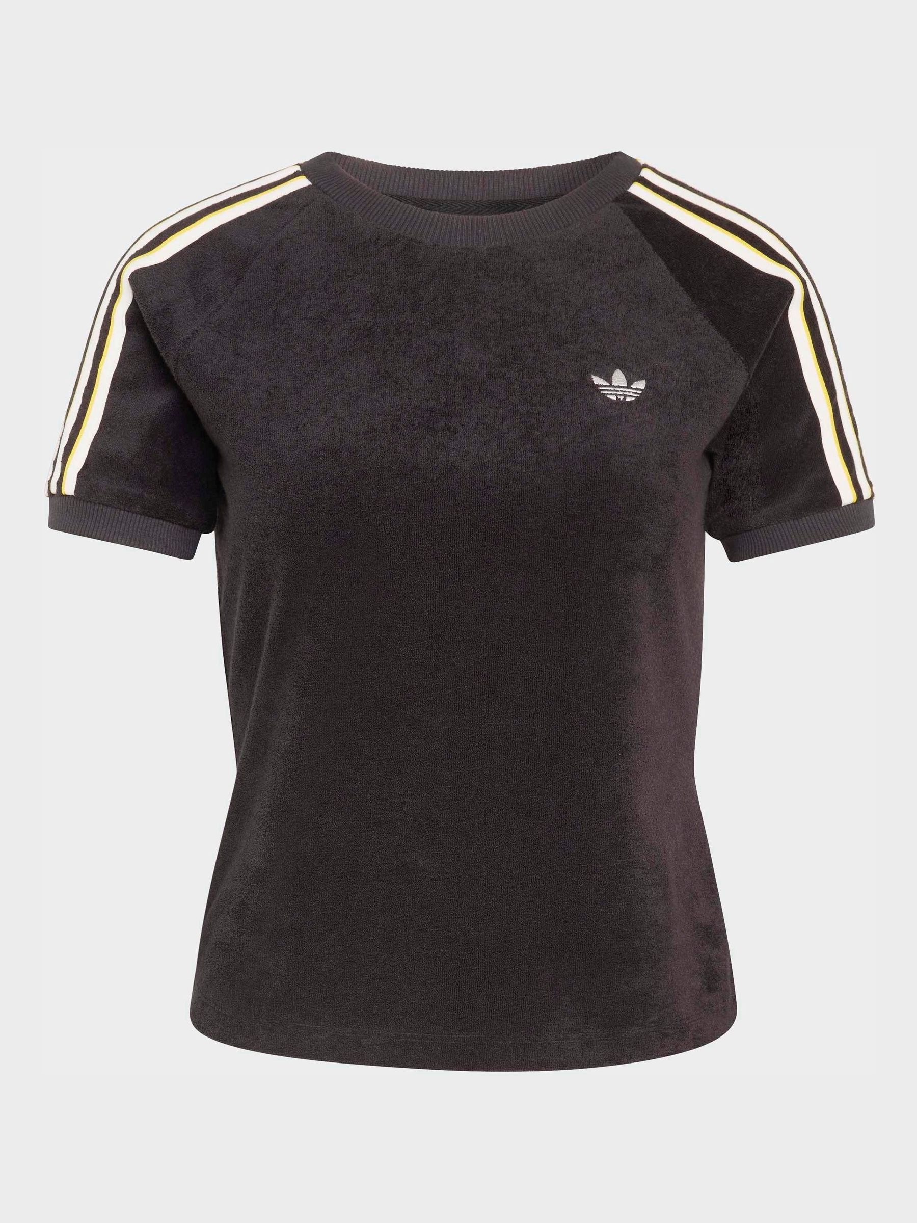 Buy adidas Originals Black Terry Towel Cali T-Shirt from Next USA