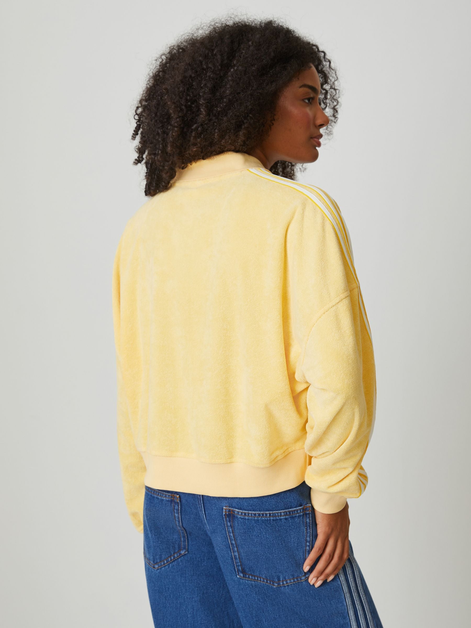 Buy adidas originals Yellow Towel V-Neck Top from Next USA