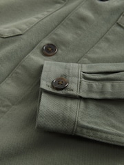 Khaki Green Canvas Overshirt (3-16yrs) - Image 10 of 11