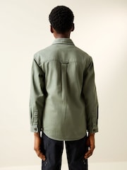 Khaki Green Canvas Overshirt (3-16yrs) - Image 2 of 11