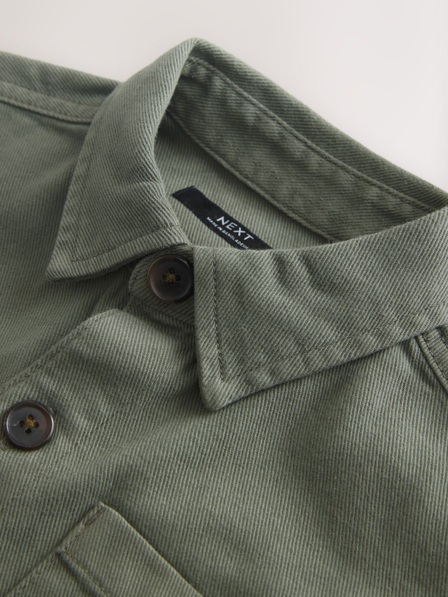 Buy Khaki Green Canvas Overshirt (3-16yrs) from Next USA